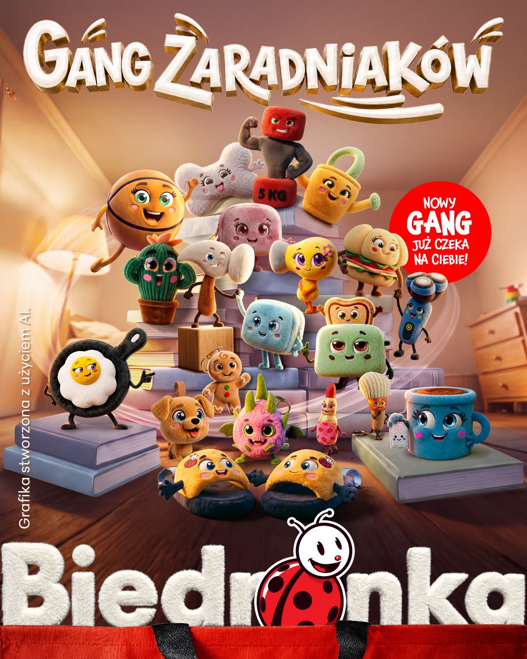 Biedronka запускает акцию с плюшевыми игрушками Gang Zaradniaków с 24 августа