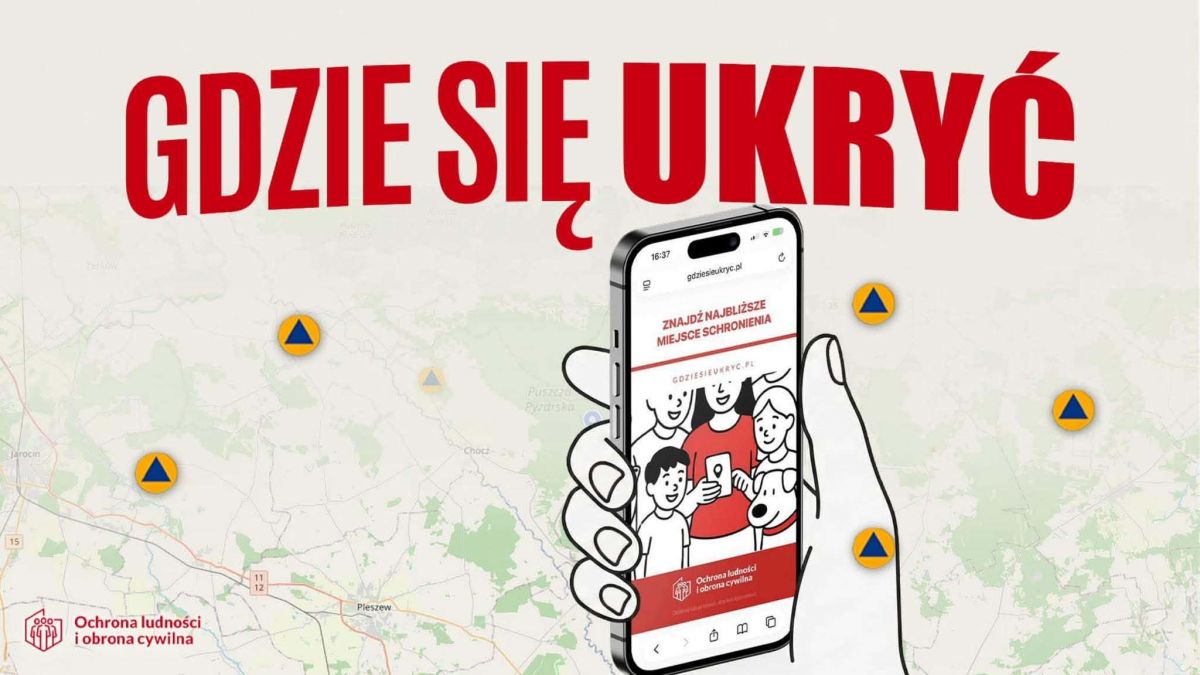 В Польше можно проверить ближайшие пункты укрытия: как работает сервис Gdzie się ukryć